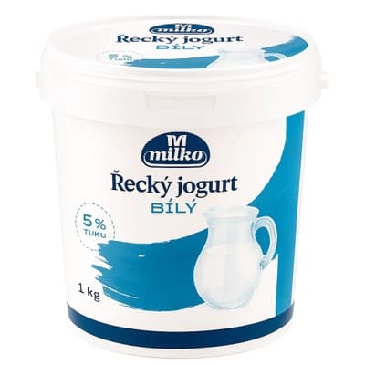 Milko Řecký jogurt 5% bílý kbelík