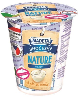 Madeta Jihočeský Nature bílý jogurt bez laktózy