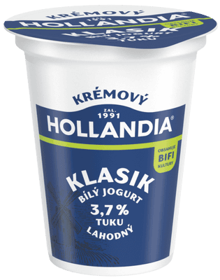 Hollandia Klasik jogurt krémový bílý