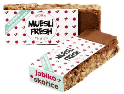 Muesli Fresh Tyčinka jablko-skořice