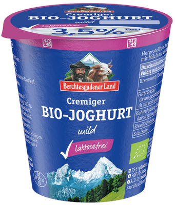 Berchtesgadener Land BIO bílý jogurt bez laktózy