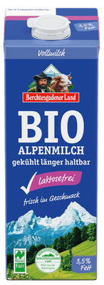Berchtesgadener Land BIO čerstvé alpské mléko bez laktózy plnotučné