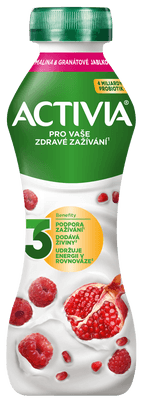 Activia Probiotický jogurtový nápoj malina a granátové jablko 280.0 g