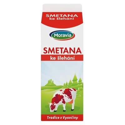 Moravia Čerstvá smetana ke šlehání (33%)