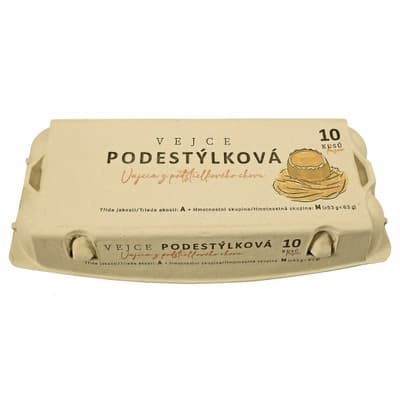 Schubert Čerstvá podestýlková vejce, vel. M