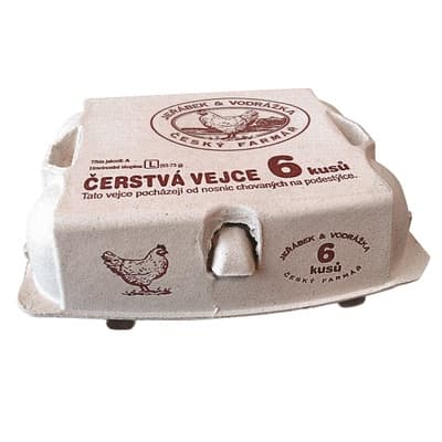 Jeřábek & Vodrážka podestýlková vejce L