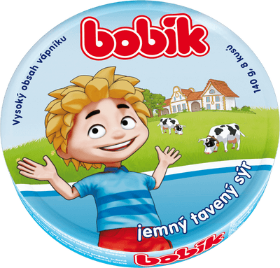 Bobík Jemný tavený sýr (8 ks)