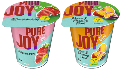 Zott Pure Joy Vegan mix příchutí (Jahoda, Broskev a marakuja)