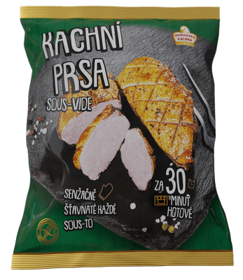 Vodňanská kachna Kachní prsa pečená Sous-vide