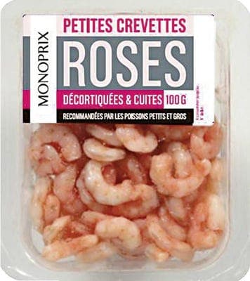 Monoprix Malé vařené loupané krevety 100.0 g