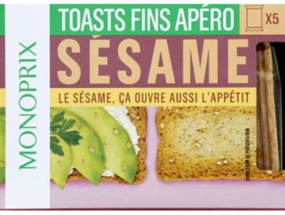 Monoprix Sezamový Mini Toast
