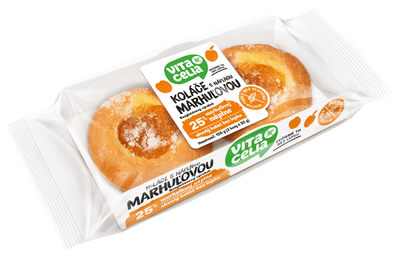 Vitacelia Koláče bezlepkové s náplní meruňkovou 2x50g