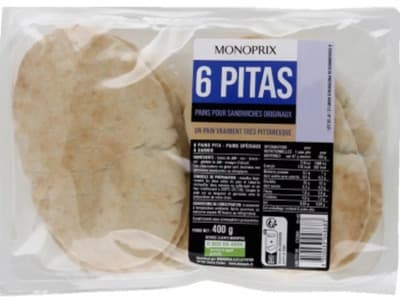 Monoprix Pita chléb 400.0 g