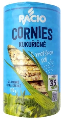 Racio Cornies Kukuřičné chlebíčky s mořskou solí