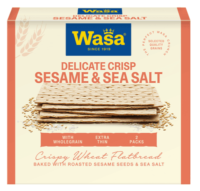 Wasa Delicate Crisp křupavé tenké plátky se sezamem