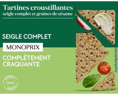 Monoprix Sezamový žitný toast