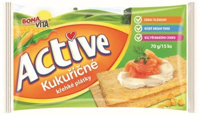 Bonavita Active Křehké plátky kukuřičné