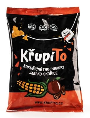 KřupíTo Kukuřičné trojhránky Jablko- skořice