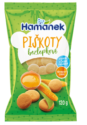 Hamánek bezlepkové piškoty