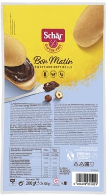 Schär Bon Matín - bezlepkové pečivo 200.0 g