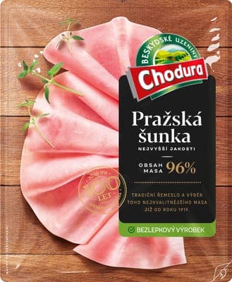 Chodura Pražská šunka nejvyšší jakosti (96% masa)