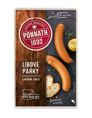 Ponnath Libové párky 300.0 g