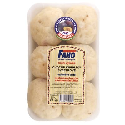 Faho Ovocné knedlíky kynuté švestkové
