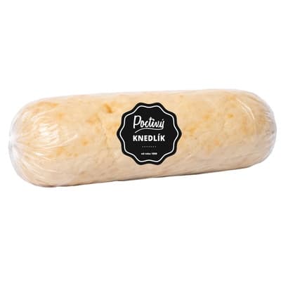Poctivý knedlík houskový vařený ve vodě