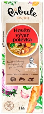 Cibule Bistro Hovězí vývar polévka
