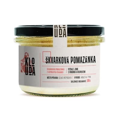 Maso Klouda Škvarková pomazánka