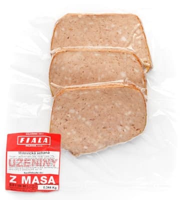 Fiala uzeniny z masa Milovická uzená sekaná