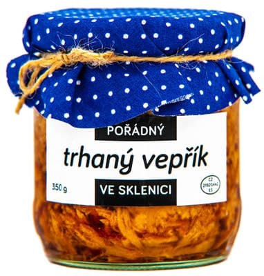 Pořádně ve sklenici Trhaný vepřík