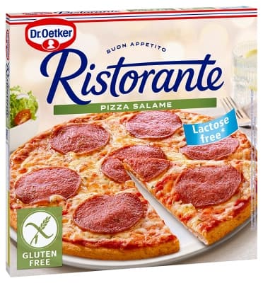 Dr. Oetker Pizza Ristorante Salame, bezlepková