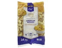 METRO Chef Americké brambory Wedges American Style mraž. 2,5 kg