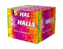 HALLS Colors Fruit Flavour Mix Bonbóny s ovocnou příchutí 20 x 33,5 g