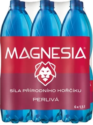 Magnesia Přírodní perlivá multipack, 6x1,5l