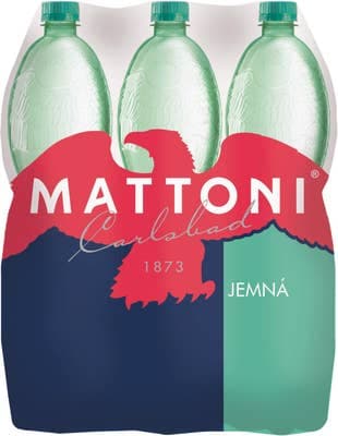 Mattoni Jemně perlivá přírodní minerální voda 6x1,5l 9.0 l