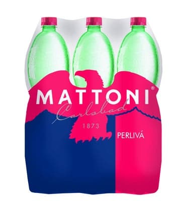 Mattoni Perlivá přírodní minerální voda 6x1,5l