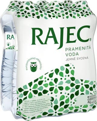Rajec Pramenitá voda jemně sycená 6x1,5l