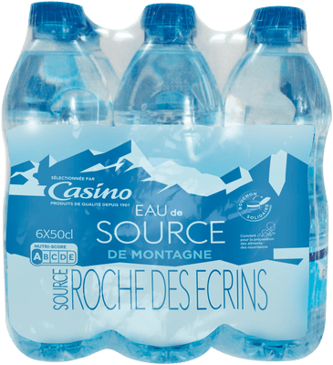 Casino Eau de Saurce de Montagne, alpská voda 6x500ml