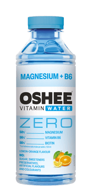 Oshee Vitamínová voda Magnesium+B6 Zero 555.0 ml