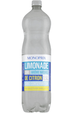 Monoprix Zero Limonáda s citronovou příchutí