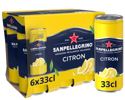 San Pellegrino Perlivý nápoj s příchutí citrónu, 6x330ml