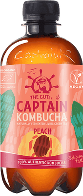 Captain Kombucha BIO Broskev