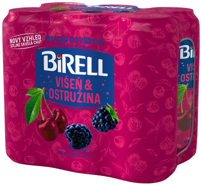 Birell Višeň a Ostružina 6x0,5l