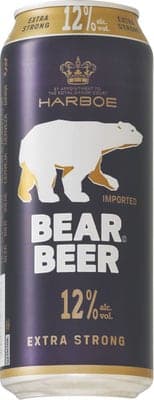 Harboe Bear Beer 12% Extra Strong plech