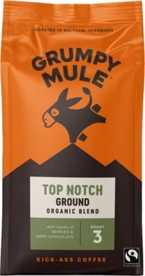 Grumpy Mule BIO Top Notch mletá káva Arabica