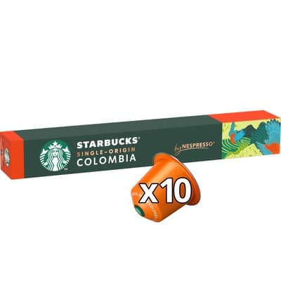 Starbucks® Single-Origin Colombia by NESPRESSO®, Medium Roast kávové kapsle, 10 kapslí v balení