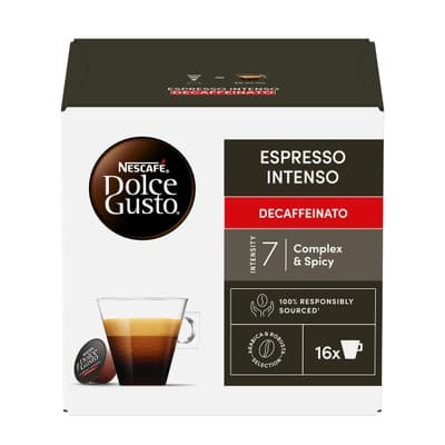 Nescafé Dolce Gusto® Espresso Intenso Decaffeinato kávové kapsle