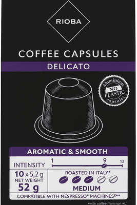 Rioba Espresso Delicato kávové kapsle